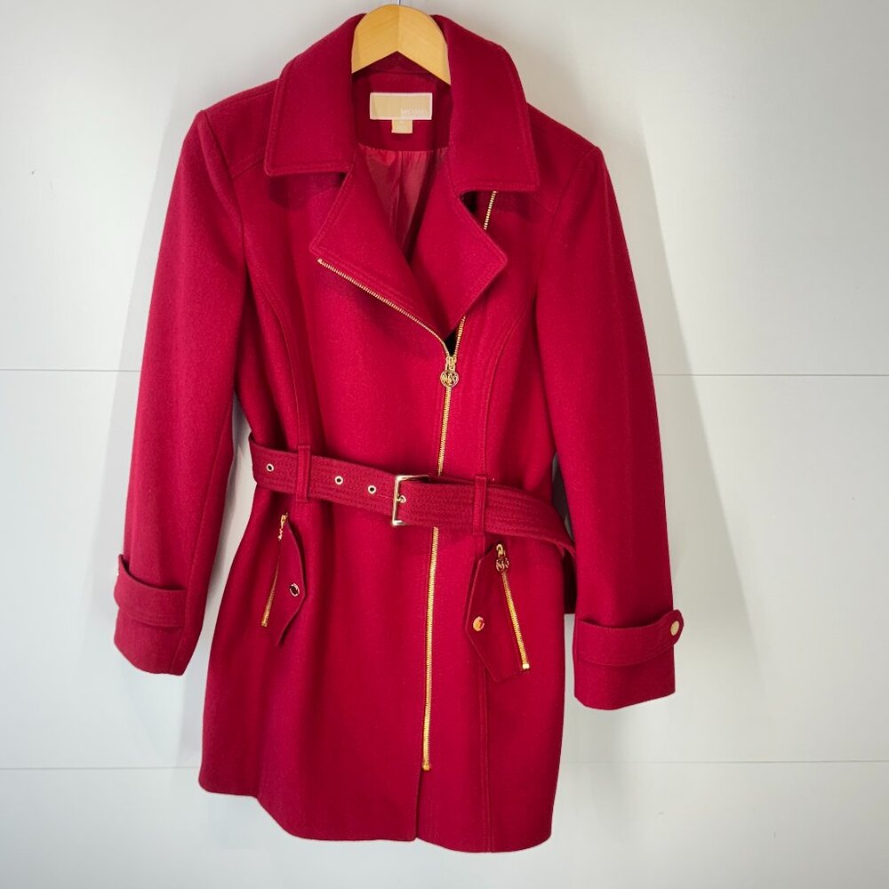 MICHAEL Michael Kors Petite Asymmetrical Coat